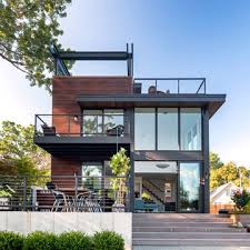 75 Small Modern Exterior Home Ideas You'll Love - December, 2022 | Houzz gambar png
