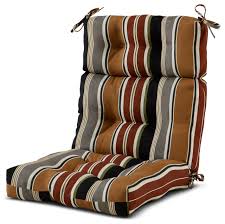Outdoor High Back Chair Cushion Brick