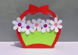 easy paper flower basket mashustic com