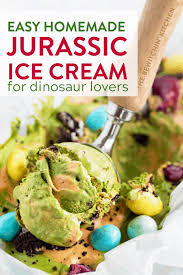 no churn dinosaur ice cream the