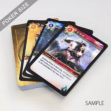 You can choose up to 234 cards in a deck of cards and personalize each custom card games individually or print on demand the same designs for all card games. Custom Trading Card Printing Aqua Blur