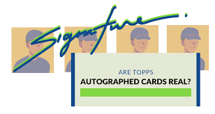 Create your own unique greeting on a autograph card from zazzle. Are Topps Autographed Cards Real How Can You Tell