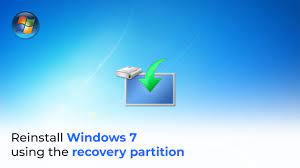 reinstall windows 7 using the recovery