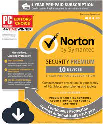 Norton security & antivirus is a utility designed to protect your smartphone or tablet on the android platform against malware. Norton Security Premium Antivirus Software For 10 Devices With Auto Renewal Requires Payment Method 1 Year Pre Paid Subscription Pc Mac Mobile Download Pricepulse