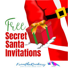 Free Printable Secret Santa Invitations