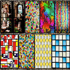 Self Adhesive Frosted Stained Glass