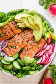 Best Salad With Salmon Recipe gambar png