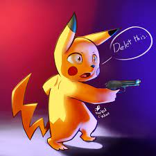 Pikachu con pistola