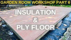 insulation plywood floor