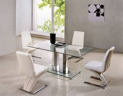 modern glass dining table set black or