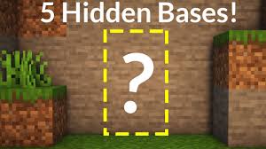 5 simple hidden bases in minecraft