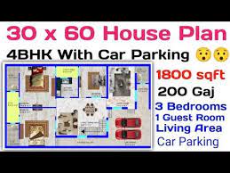 30 X 60 House Plan With Car Parking