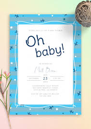 Now you can throw baby showers for your pregnant sims like all other bps mods, it's so detailed and has new objects. Download Printable Blue Sky Baby Shower Invitation Pdf