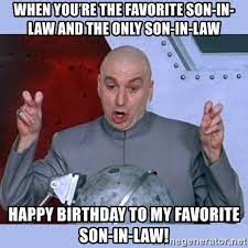 Happy Birthday Son In Law Funny Images