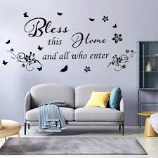 Wall Decor Kitchen Quote Bless