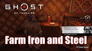 How to Farm Iron and Steel Fastest - Ghost of Tsushima - YouTube
