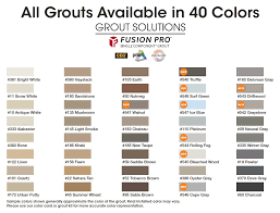 Custom Building Products Refreshed Grout Colors As Of March