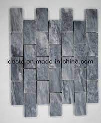 china cloud grey mosaic marble