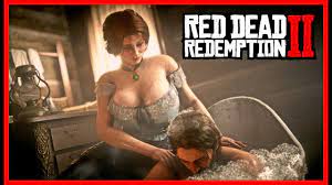 Anastasia Bathes Arthur Morgan 💕 | Red Dead Redemption 2 | Ped Swapper Mod  - YouTube