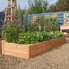 lacoo raised garden bed 92x22x9in