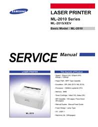 Driver suddivisi per sistemi operativi windows e mac, con funzionalità complete o di base. Samsung Ml 2010 B W Laser Printer Service Manual Manualzz