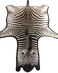 zebra skin grade b felted african