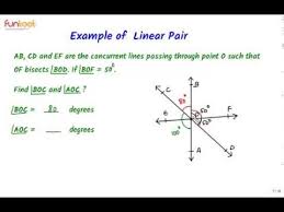 A linear pair are two angles that are adjacent and that form a line together. Angle Pairs Linear Pair Application Question 1 Youtube
