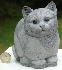 The Fat Cat Stone Garden Ornament
