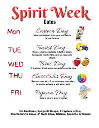 Spirit days are a great way for schools to shake up the monotony of the year. Spirit Week Template Postermywall