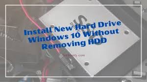 Due to improper connection, poor power supply, improper insertion of cable or usb port, can cause windows 10 to not recognize a new hard drive. Install New Hard Drive Windows 10 Kickass Guide