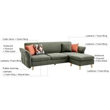 janell 3 seater sofa bed ottoman