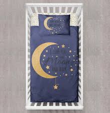 boy bedding set i love to the moon and