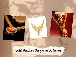 50 grams gold necklace designs