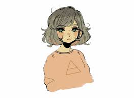 Draw every day and draw lots of hair. Drawing Draw Girldraw Anime Girl Green Eyes Anime Girl Short Hair Transparent Png Download 5077894 Vippng