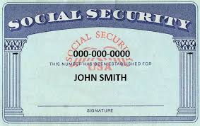 fake social security card template free
