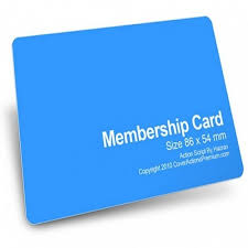 Rectangular Pvc Membership Cards Size 86 X 54 Mm Rs 7 Piece Id