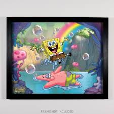 Spongebob Squarepants Fan Cel Art Print