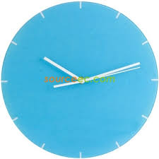 Colourful Glass Wall Clock Corporate