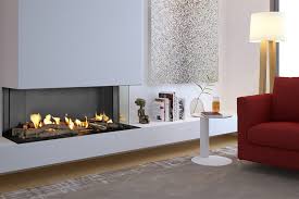 Flare Modern Double Corner Fireplaces