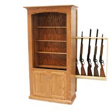 amish made wood gun cabinets country