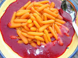carrots in raspberry chambord sauce