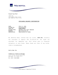 Example of bank details letterhead : 25 Best Proof Of Funds Letter Templates á… Templatelab