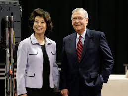 Why don't you leave my husband alone? as the protesters played audio obtained by propublica of crying immigrant children who were separated from their parents at the border under the trump. Inside Mitch Mcconnell And Elaine Chao S 25 Year Marriage Business Insider