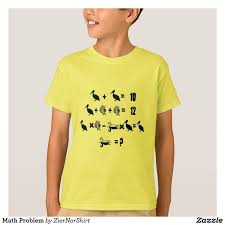 Math Problem T Shirt Zazzle T Shirt