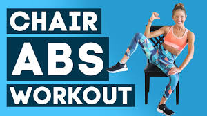 10 min chair abs workout seated six