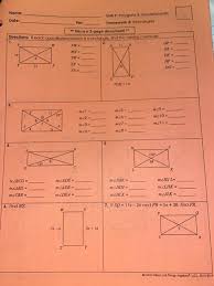 Interior & exterior angles of polygons hw #1. Solved Unit 7 Polygons And Quadrilaterals Homework 4 Rect Chegg Com