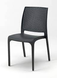 Stackable Plastic Chair For Outdoor And