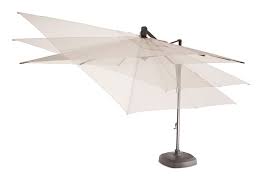 Grey Rectangular Patio Umbrella By