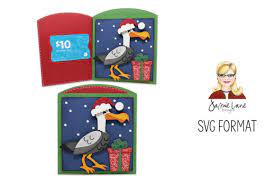 pelican gift card envelope grafik von