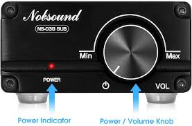 Buy Nobsound NS-03G Subwoofer Amplifier 100W Mini Sub Power Amp (Black)  Online in India. B072KDNW3F